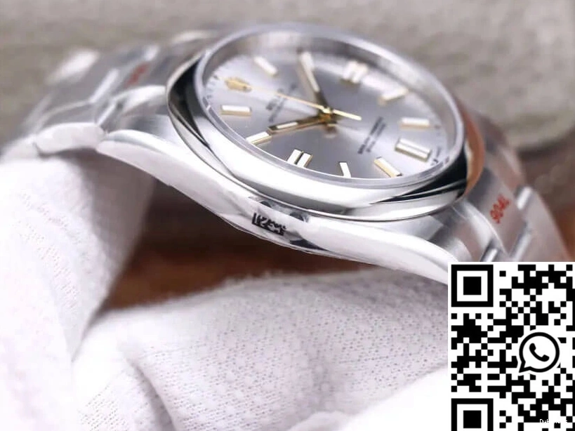 EW Silver 41MM Oyster Dial Perpetual M124300-0001 Rolex Factory 0502